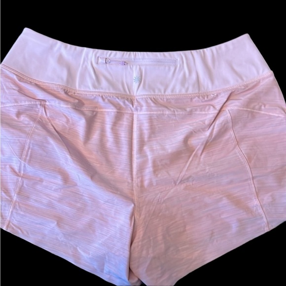 ATHLETA Run With It Shorts Space Dye Begonia pink 3.5" SIZE 1X - Picture 6 of 15